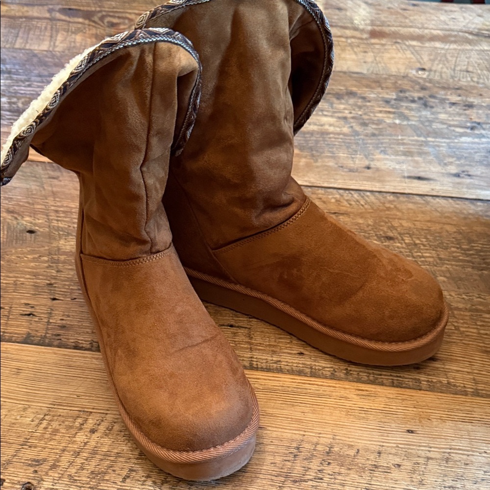 XOXO Brown Suede Boots